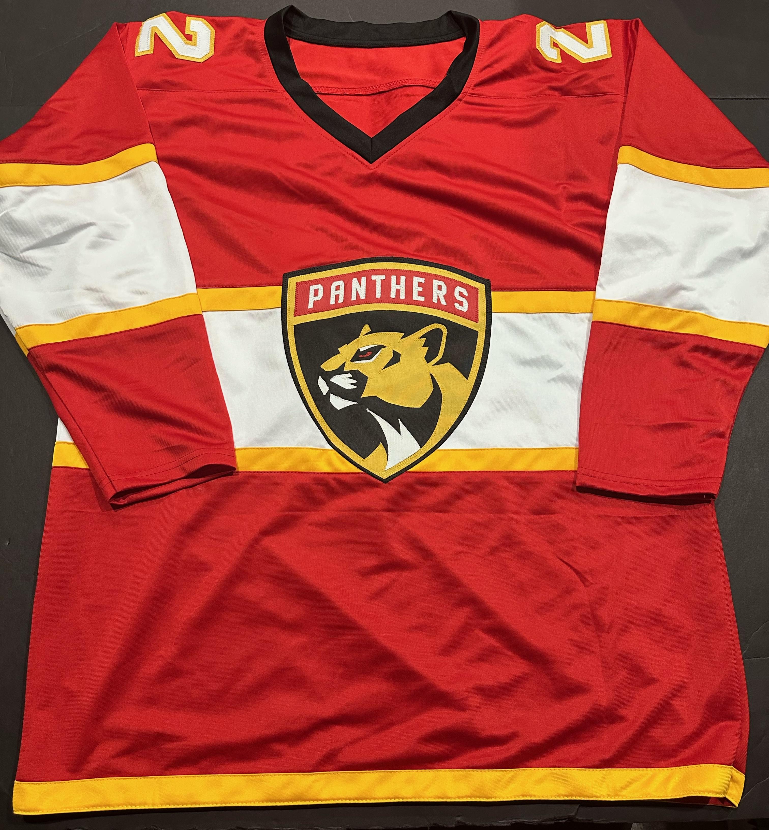 Shawn Thornton Florida Panthers Autographed Custom Hockey Jersey JSA W coa