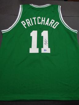 Payton Pritchard Boston Celtics Autographed Custom Basketball Style Jersey Beckett Holo