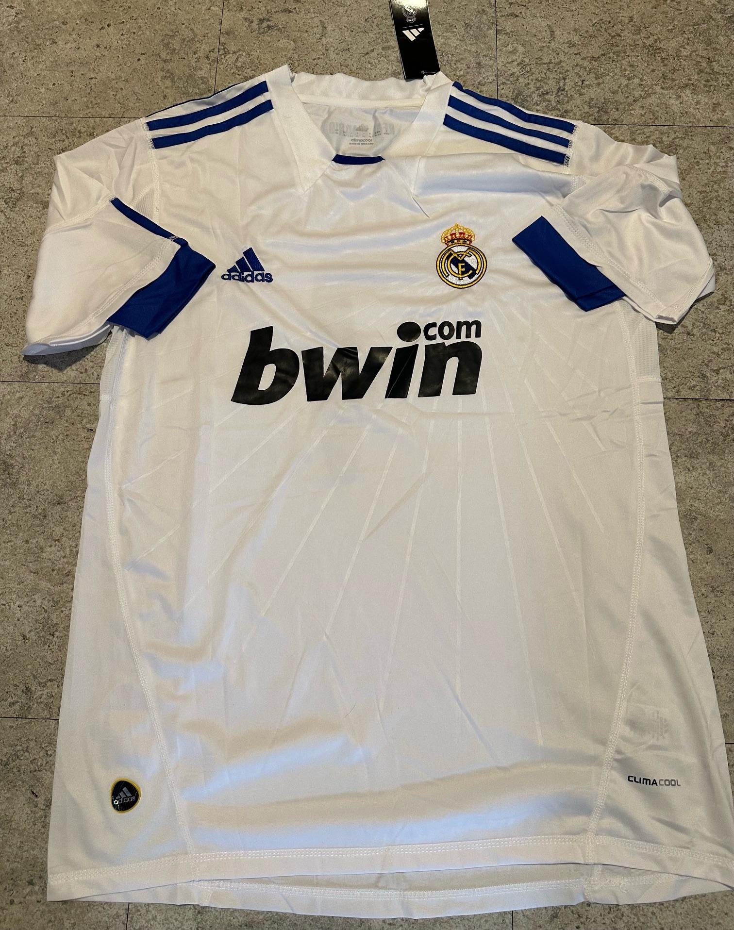 Cristiano Ronaldo Real Madrid Adidas Autographed 2010-11 Home Soccer Jersey GA coa