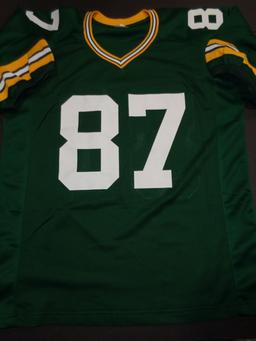 Jordy Nelson Green Bay Packers Autographed Custom Football Jersey GA coa