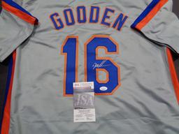 Dwight Gooden New York Mets Autographed Custom Baseball Jersey JSA w coa