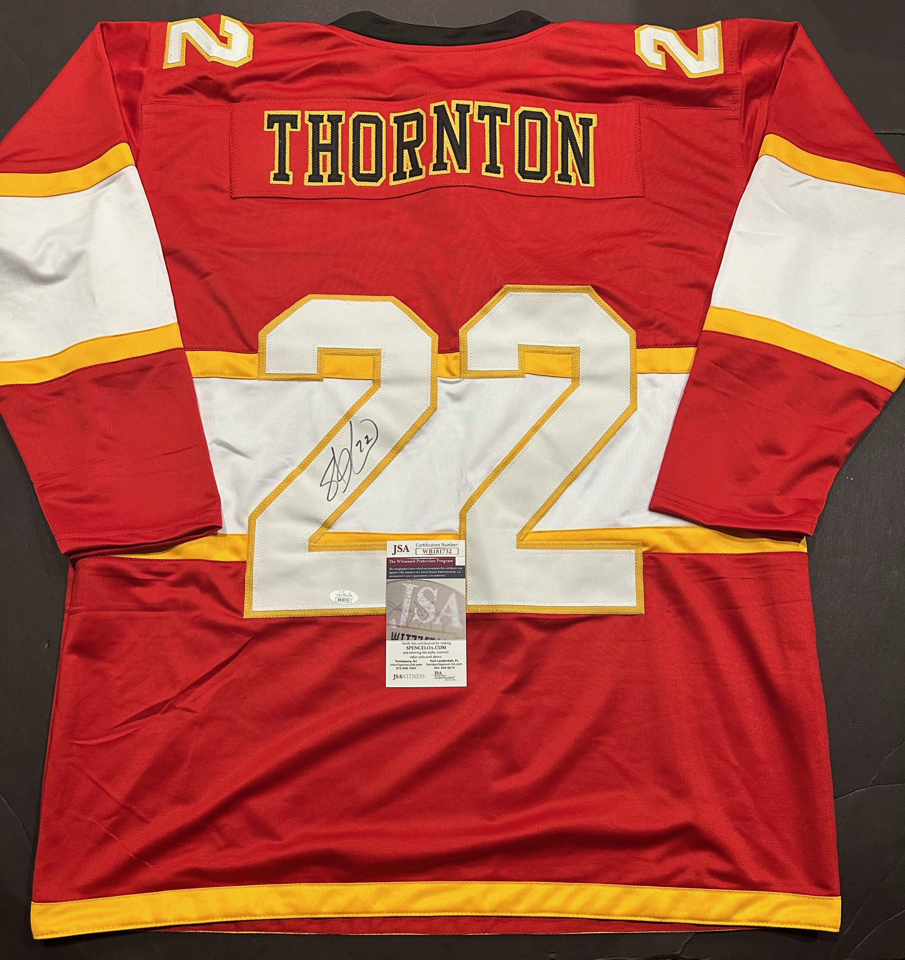 Shawn Thornton Florida Panthers Autographed Custom Hockey Jersey JSA W coa