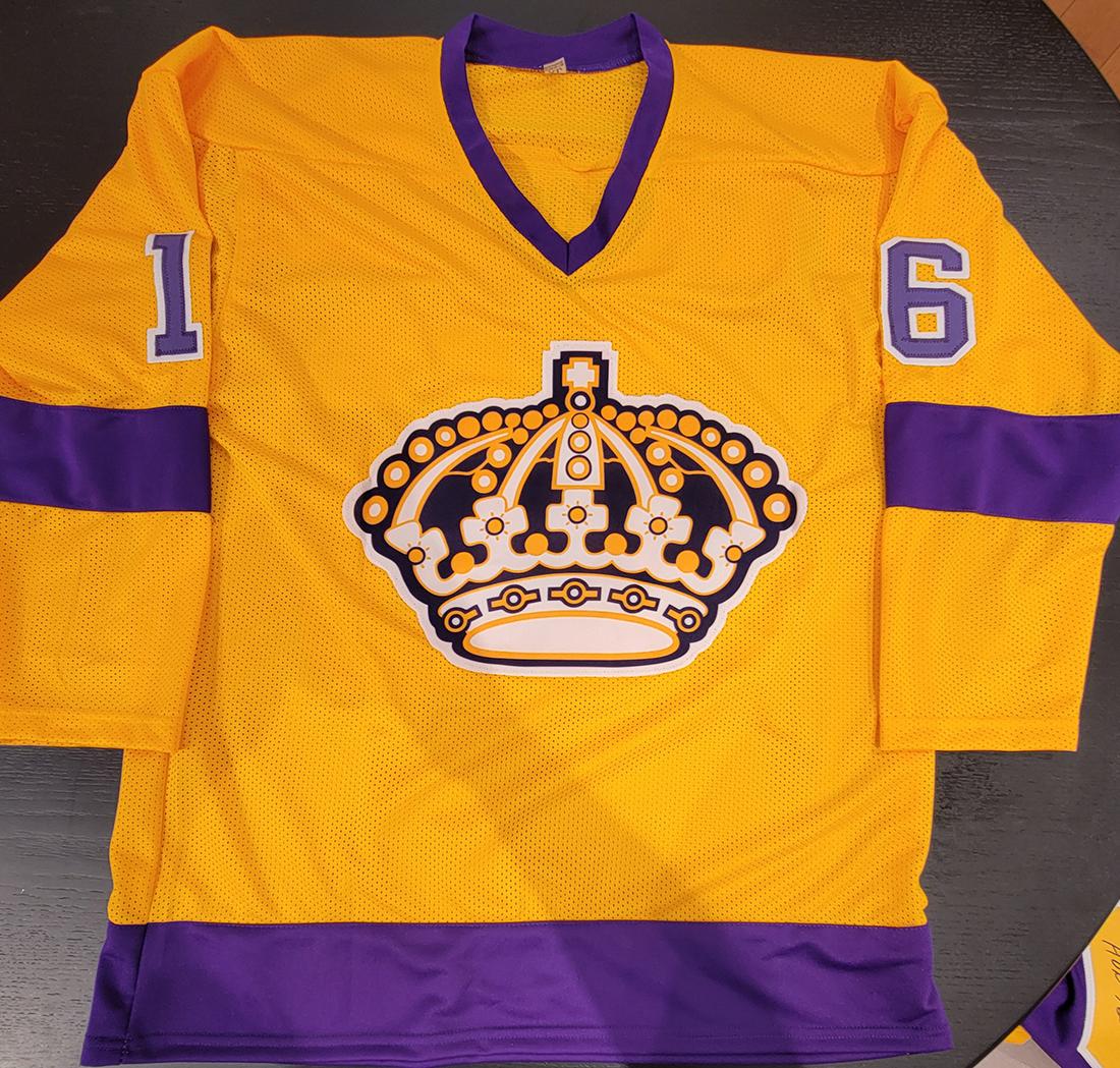 Marcel Dionne Los Angeles Kings Autographed & Inscribed Custom Hockey Jersey JSA W coa