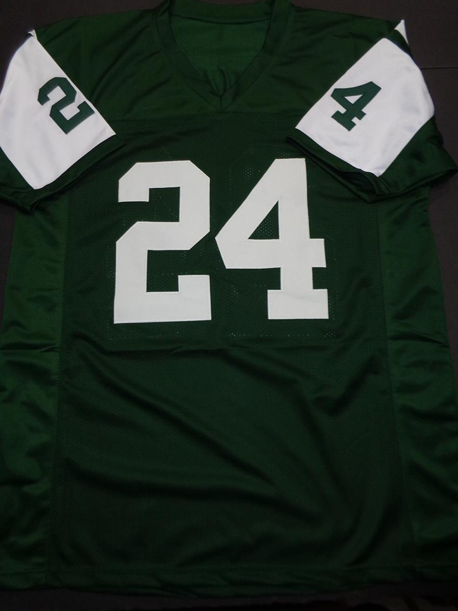 Darrelle Revis New York Jets Autographed Custom Football Jersey GA coa