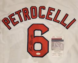 Rico Petrocelli Boston Red Sox Autographed Custom Baseball Jersey JSA W coa