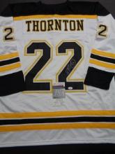 Shawn Thornton Boston Bruins Autographed Custom Hockey Jersey JSA W coa