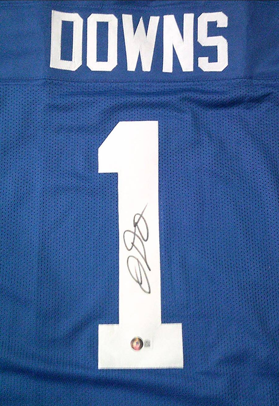 Josh Downs Indianapolis Colts Autographed Custom Football Jersey Beckett Hologram