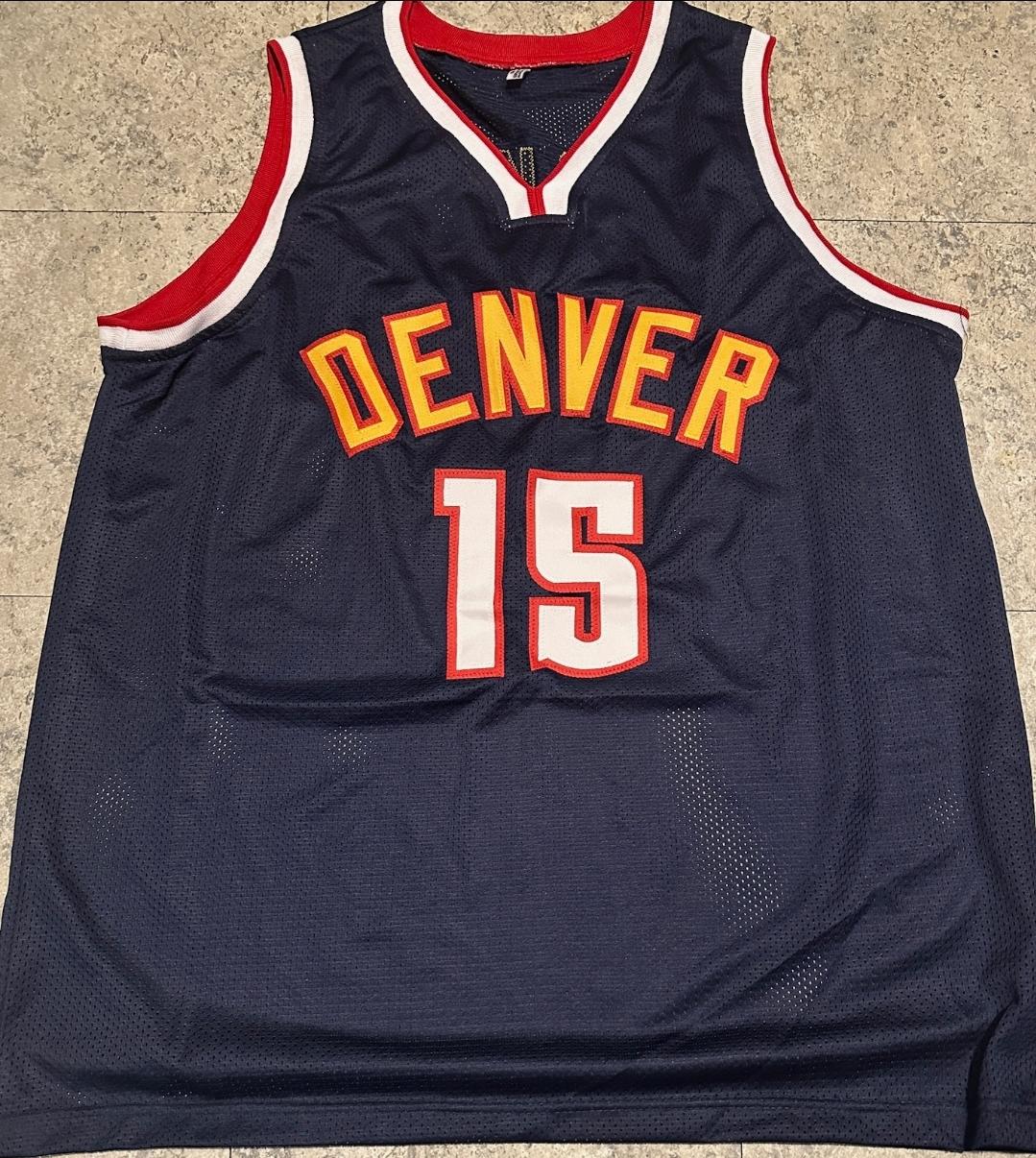 Nikola Jokic Denver Nuggets Autographed Custom Basketball Jersey GA coa