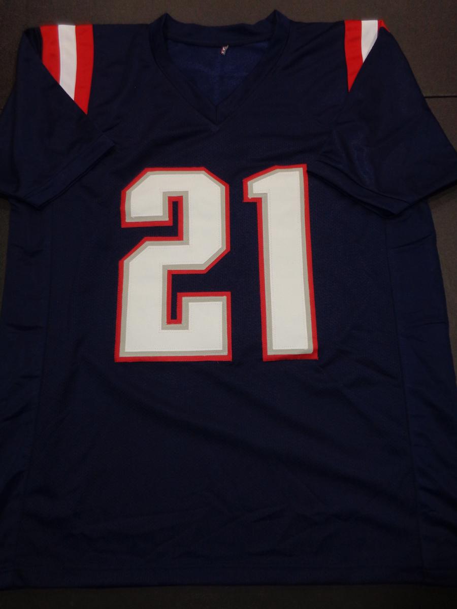Adrian Phillips New England Patriots Autographed Custom Football Jersey JSA W coa