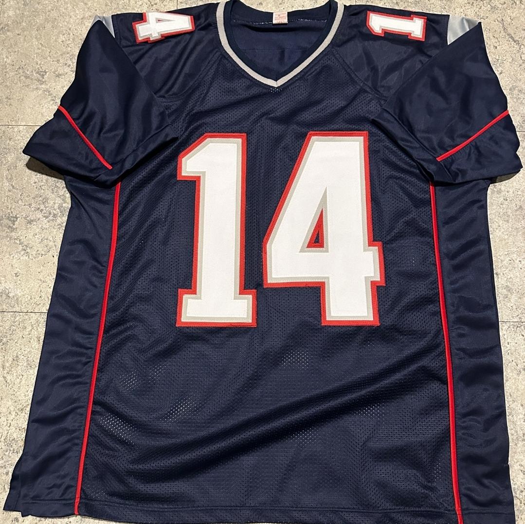 Mohamed Sanu New England Patriots Autographed Custom Football Jersey JSA W coa