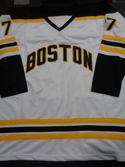 Ray Bourque Boston Bruins Autographed & Inscribed Custom Hockey Jersey JSA W coa