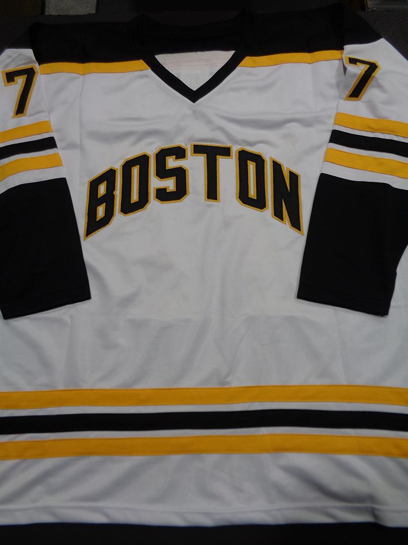 Ray Bourque Boston Bruins Autographed & Inscribed Custom Hockey Jersey JSA W coa