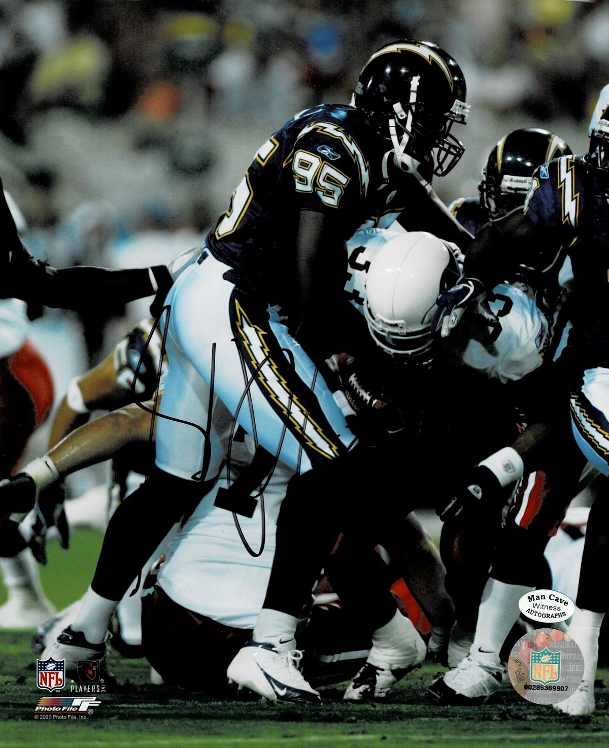 Shawn Phillips San Diego Chargers Autographed 8x10 Photo coa *2