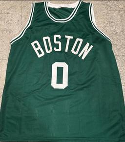 Jason Tatum Boston Celtics Autographed Custom Basketball Jersey coa