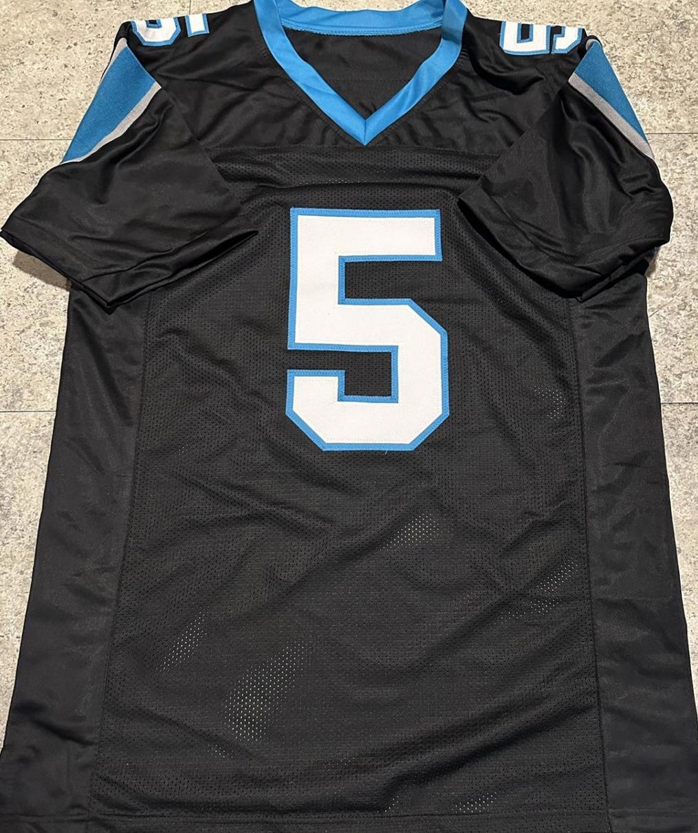Diontae Johnson Carolina Panthers Autographed Custom Football Jersey coa