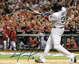 David Ortiz Boston Red Sox Autographed 8x10 Photo coa *4