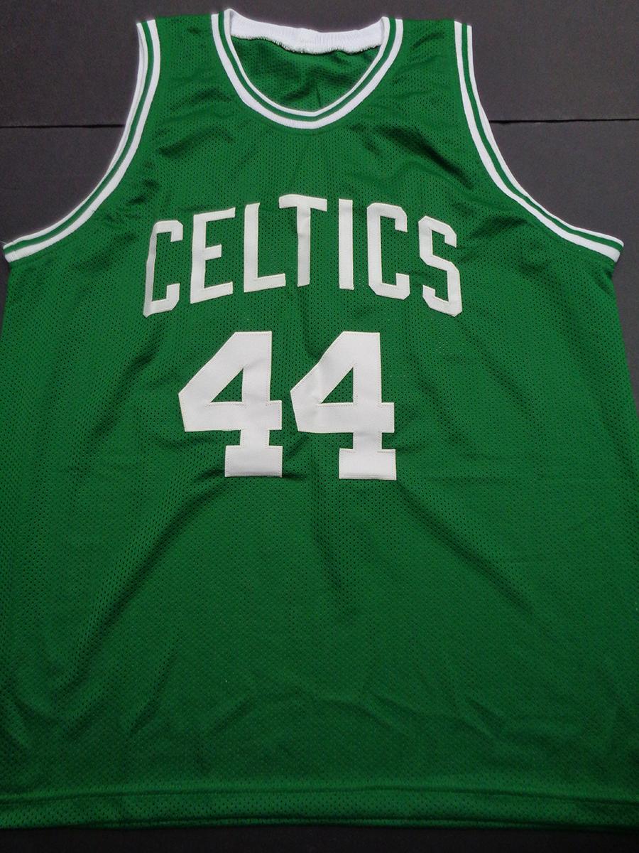 Brian Scalabrine Boston Celtics Autographed & Ins Custom Basketball Jersey coa