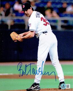 Bob Tewksbury Minnesota Twins Autographed 8x10 Photo Hologram