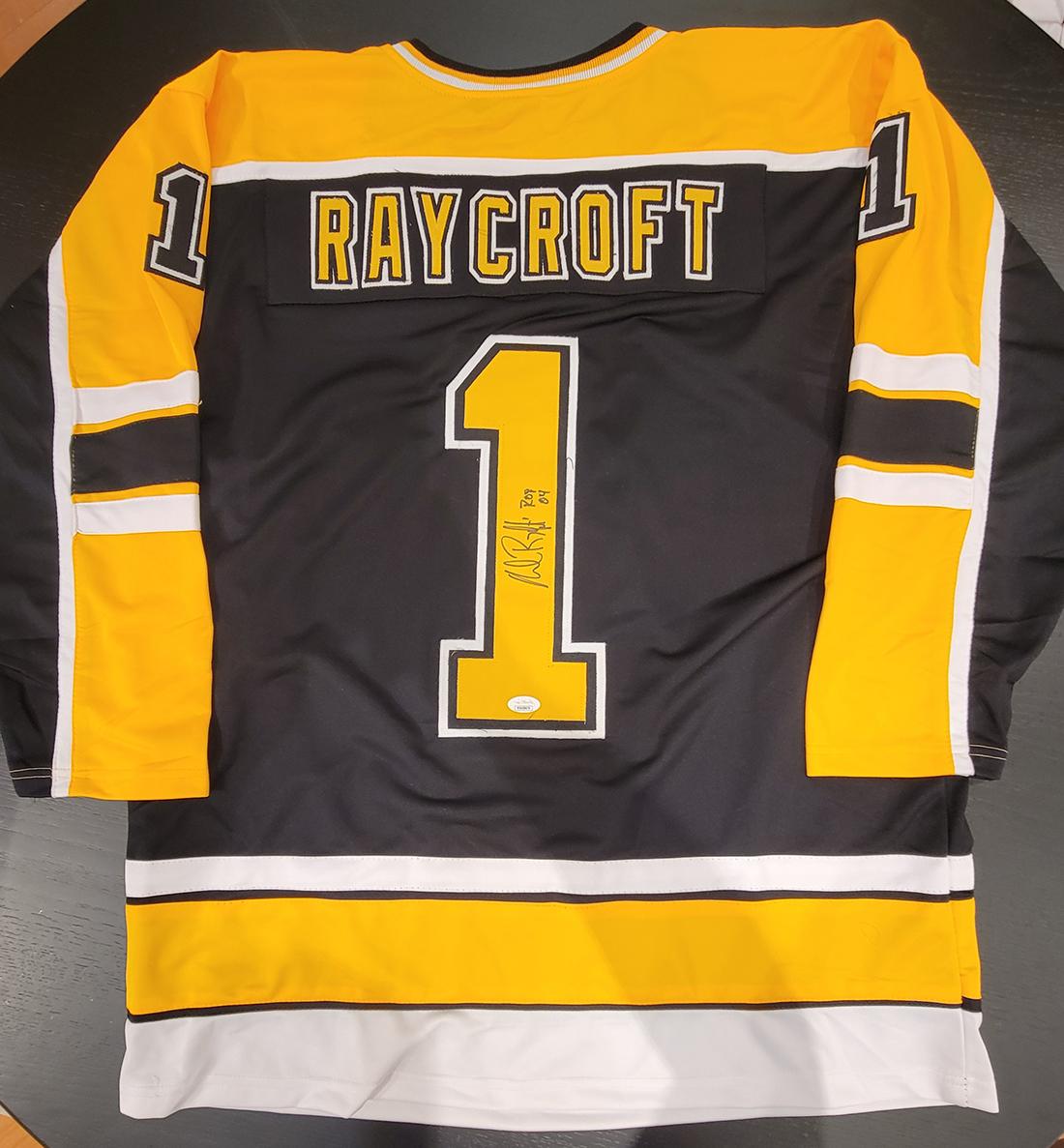 Andrew Raycroft Boston Bruins Autographed Custom Hockey Jersey coa