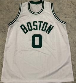 Jason Tatum Boston Celtics Autographed Custom Basketball Jersey coa