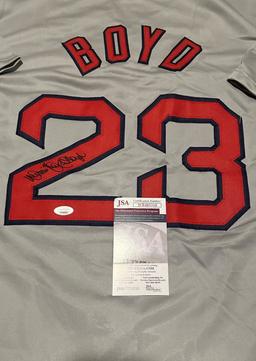 Dennis 'Oil Can' Boyd Boston Red Sox Autographed Custom Baseball Jersey coa
