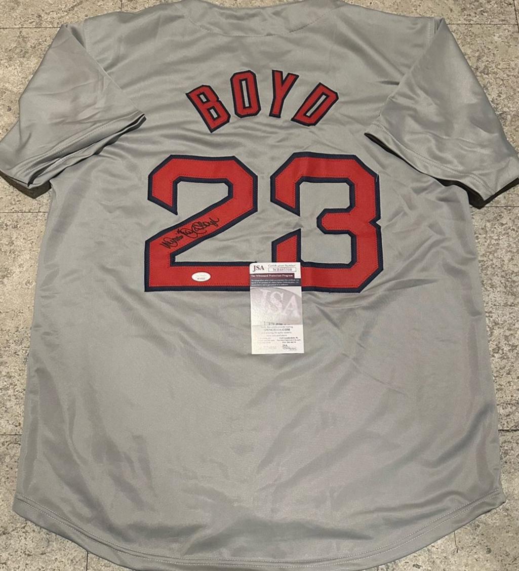 Dennis 'Oil Can' Boyd Boston Red Sox Autographed Custom Baseball Jersey coa