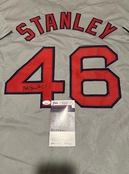 Bob Stanley Boston Red Sox Autographed Custom Baseball Style Jersey coa