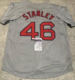 Bob Stanley Boston Red Sox Autographed Custom Baseball Style Jersey coa