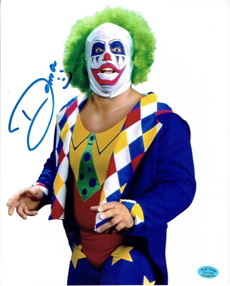 Doink the Clown (John Maloof) WWF/WWE Autographed 8x10 Photo coa