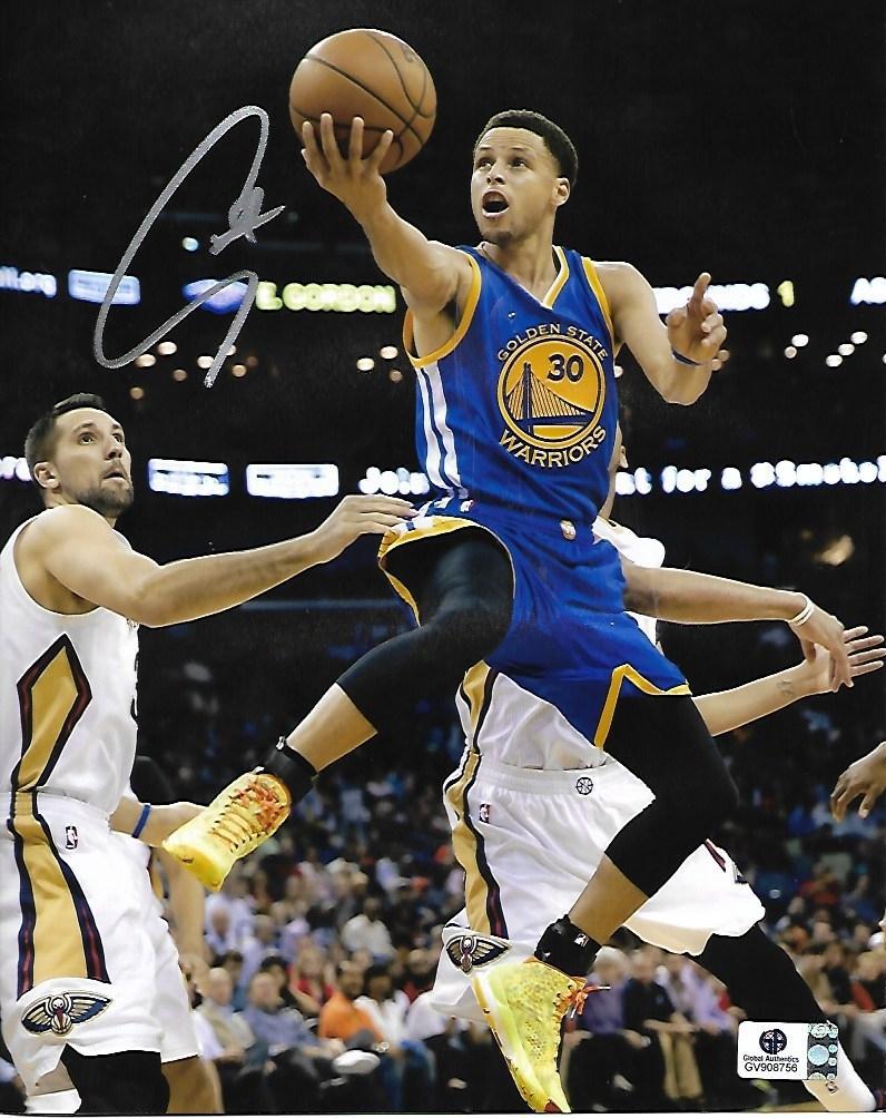 Stephen Curry Golden State Warriors Autographed 8x10 Photo coa