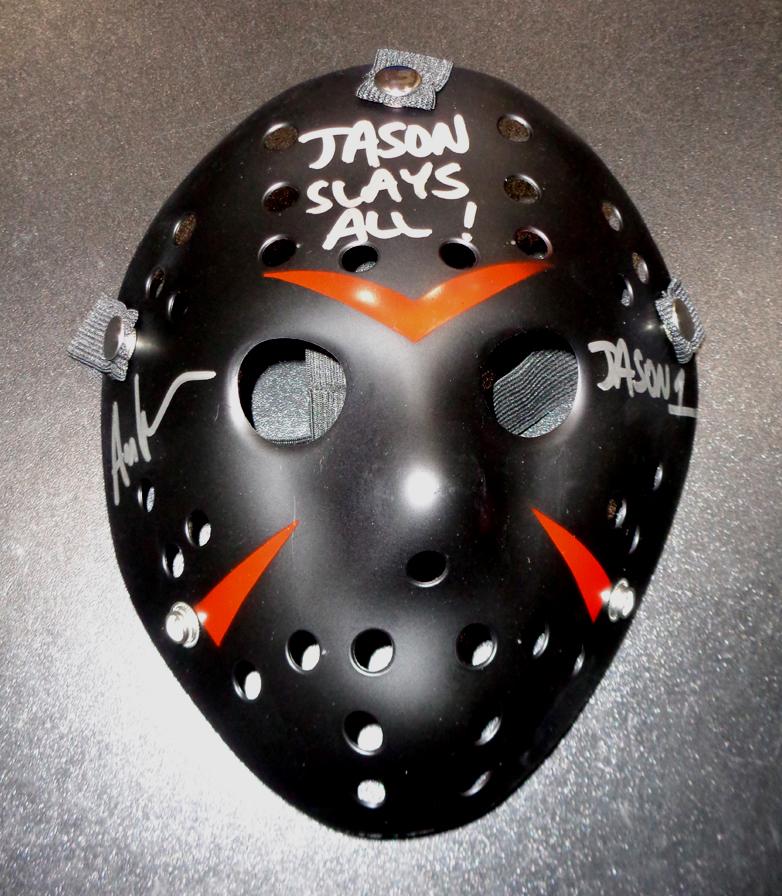 Ari Lehman JASON Friday the 13th Autographed & Inscribed Mask coa
