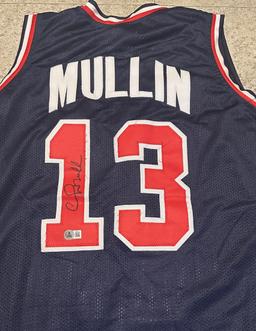 Chris Mullin 1992 USA Olympic Team Autographed Custom Basketball Jersey Hologram