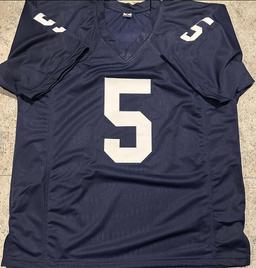 Terry Hanratty Notre Dame Autographed & Insc Custom Football Jersey coa