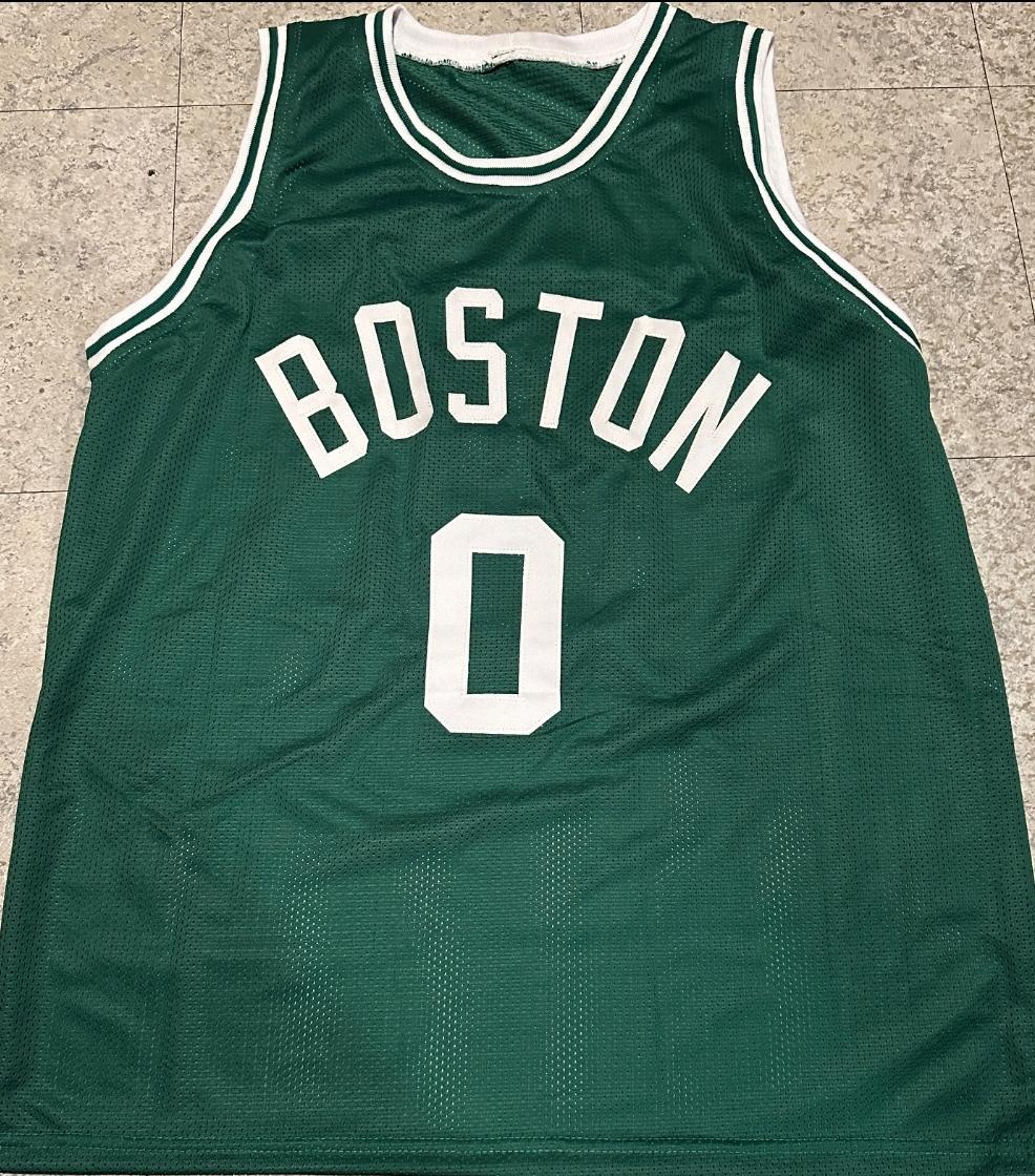 Jason Tatum Boston Celtics Autographed Custom Basketball Jersey coa