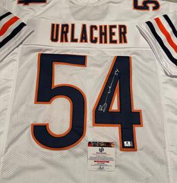 Brian Urlacher Chicago Bears Autographed Custom Football Jersey coa