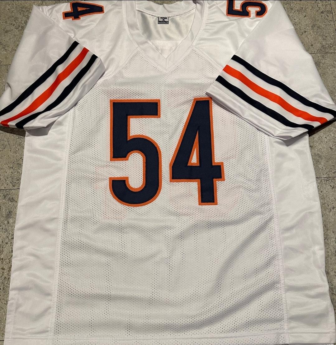 Brian Urlacher Chicago Bears Autographed Custom Football Jersey coa