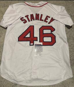 Bob Stanley Boston Red Sox Autographed Custom Baseball Style Jersey coa