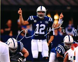 Andrew Luck Indianapolis Colts Autographed 8x10 Photo coa