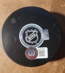 Ken Daneyko New Jersey Devils Autographed & Insc Hockey Puck Hologram