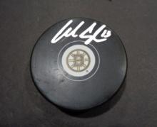 Charlie Coyle Boston Bruins Autographed Hockey Puck coa