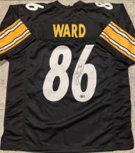 Hines Ward Pittsburgh Steelers Autographed Custom Football Jersey Hologram