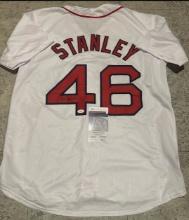 Bob Stanley Boston Red Sox Autographed Custom Baseball Style Jersey coa