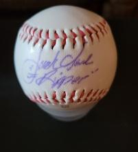 Jack Clark San Francisco Giants Autographed & Inscribed Rawlings Baseball coa