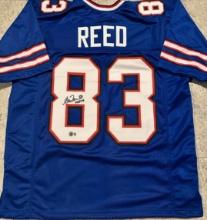 Andre Reed Buffalo Bills Autographed Custom Football Jersey Hologram