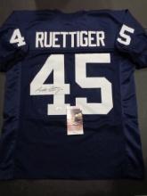 Rudy Ruettiger Notre Dame Fighting Irish Autographed Custom Football Jersey coa
