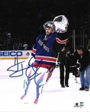 Henrik Lundqvist New York Rangers Autographed 8x10 Photo coa