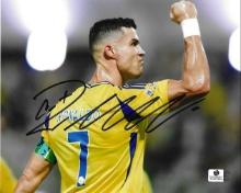 Cristiano Ronaldo Al Nassr FC Autographed 8x10 Photo coa