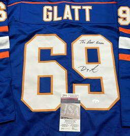 Doug Smith The Goon/Doug Glatt Autographed & Ins Custom Hockey Jersey coa