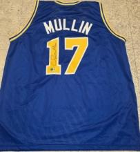 Chris Mullin Golden State Warriors Autographed Custom Basketball Jersey Beckett Holo