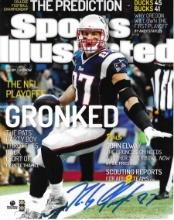 Rob Gronkowski New England Patriots Autographed 8x10 Photo coa